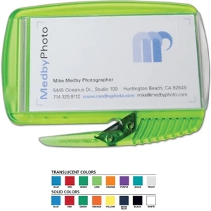 Business Card Slitter Plus (tm) - Letter Opener/staple Remover, Holds Standard Business Card
