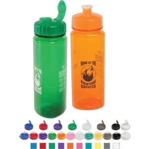 Polysure (tm) Trinity - 24 Oz High Gloss Finish Bottle With 3 Sided Modern Design With Comfortable Grip