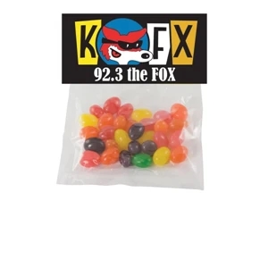 Candy King - Candy Bag (with Header Card) With Jelly Beans. Jelly Bean Candy In Header Bag