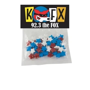 Candy King - Candy Bag (with Header Card) With Candy Stars. Star Shaped Candy In Candy Bag