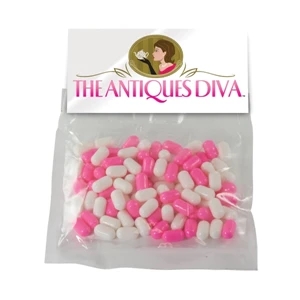 Candy King - Large Candy Bag (with Header Card) With Corporate Color Chocolates. Chocolate Bag