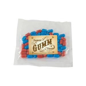 Candy King - Large Promo Candy Pack With Colored Bullet Candy. Bullet Candy In Promo Pack
