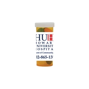 Candy King - Mini Pill Bottle With Jelly Beans. Jelly Bean Candy In Pill Bottle