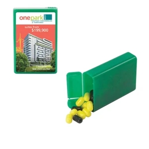 Mint Man - Refillable Plastic Mint/candy Dispenser With Colored Bullet Candy. Candy Dispenser