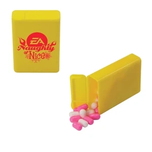 Mint Man - Refillable Plastic Mint/candy Dispenser With Colored Bullet Candy. Candy Dispenser