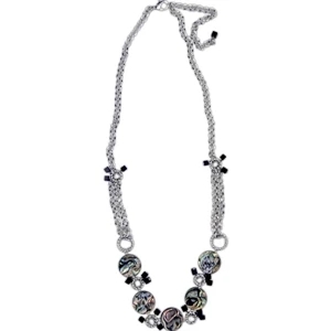 Eevah Jacoline - With Personal Tag - Pearl Beads Accented With Agate Beads. Necklace