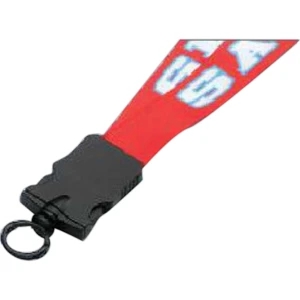 3/4" Polyester Dye Sublimated Lanyard With Plastic Snap Buckle Release And O-ring