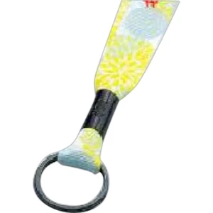 5/8" Dye-sublimated Grosgrain Ribbon With Metal Crimp & Metal Split Ring