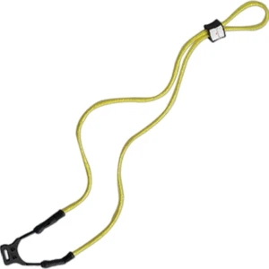 Square Locking Slider - Dual Use Nylon Cord Trade Show Lanyard With Adjustable Locking Slider