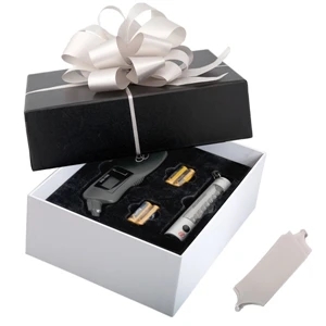 Black Label - Car Safety Gift Set With Tire Gauge And Safety Flashlight