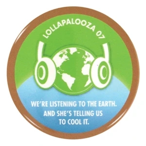Our Celluloid Two Piece Round Button Uses A Metal Shell And Metal Backing, 1 1/2"