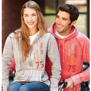 Ridgemont - All-in - Women's Fleece Full Zip Hoody Has Lower Patch Pockets And Front Metal Zipper