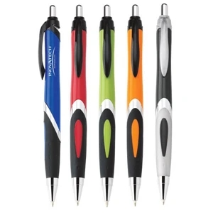 Helix-eco - Push Action Ballpoint Recyclable Pen With Colored Barrel And Matching Accent