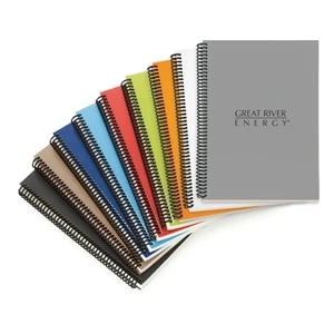 Eco Spiral Bound Notebook With 13pt Soft Cover And 144 Ivory Lined Pages
