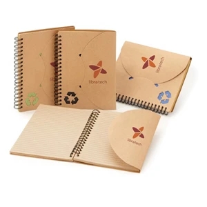 Travis - Non-refillable Notebook With Die-cut Symbol On Natural Colored Cover