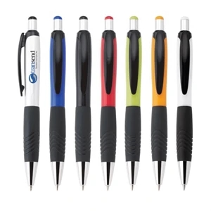 Gnome - Push-action Ballpoint Plastic Pen With Solid Colored Finish & Matching Plunger