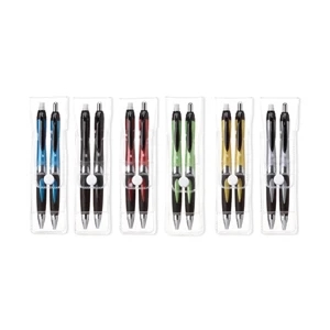 Helix - Gift Set With Plastic Ballpoint Plastic Pen And Mechanical Plastic Pencil