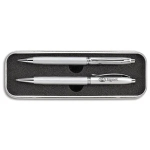 Nova - Pen And Pencil Set Includes A Metal Ballpoint Pen And Mechanical Pencil