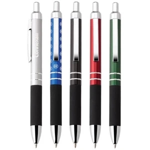 Harvard - Aluminum Ballpoint Pen With Push-action Function And Translucent Metallic Finish