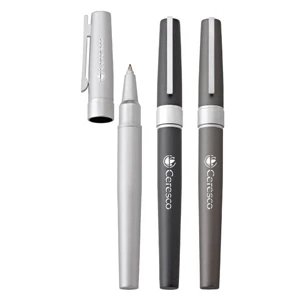 Sophia - Rollerball Metal Pen With Matte Metallic Finish And Matching Pull-off Magnetic Cap