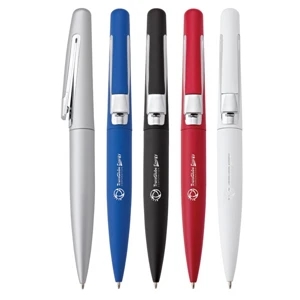 Torino - Black Twist-action Ballpoint Pen With Matte Finish And Chrome Trim