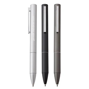 Marcus - Twist-action Ballpoint Metal Pen With Matte Metallic Finish And Matter Silver Trim