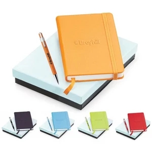 Tempest - 2-piece Gift Set With Push-action Plastic Pen And 3 3/4" X 5 5/8" Journal