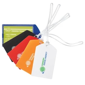 Polypro - Polypropylene Luggage Tag With A Transparent Card Slot On Front