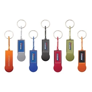 Divo - Key Ring Made Of Metal With Matching Carabiner Hook Attached To Split Ring