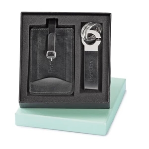 Lusso Francesco - Set Includes Vinyl Luggage Tag And Vinyl And Metal Key Ring