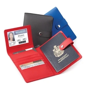 Vytex - Passport/id Holder With 6 Interior Card Slots And Large Interior Pocket