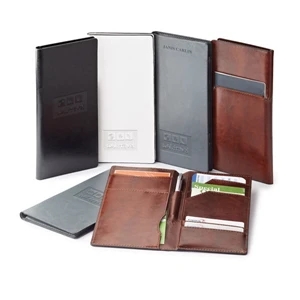 Fabrizio - Travel Organizer Has A Pen Holder On The Inside & Has A Vinyl Cover & Lining
