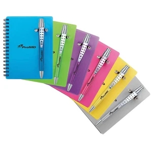 Calypso - Combo With Ballpoint Plastic Pen And 4 3/8" X 6" Polypropylene Notebook