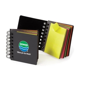 Easi-notes (r) - Mini Notebook With Black Polypropylene Cover And Double Spiral Binding