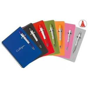Silver Blossom - Combo With Polypropylene Colorplay Notebook And Pen/highlighter
