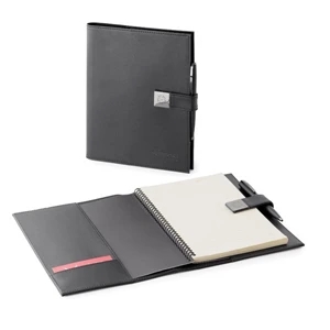 Solano - Journal Portfolio With Magnetic Closure With A Refillable Notebook