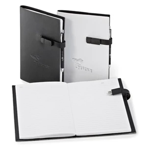 Combo Includes Vinyl Portfolio With A Usb Flash Drive On Exterior Detachable Strap