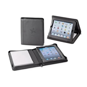 Tavoletta - Vinyl Tablet Organizer With Pda/smartphone Adjustable Holder & Refillable Notepad