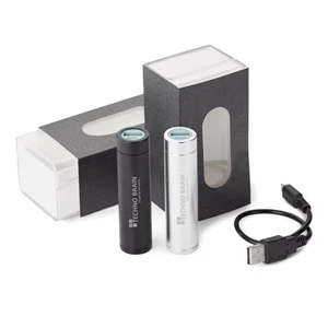 Pardo - Portable Power Bank Made From Aluminum With Metallic Finish Includes Usb Cable