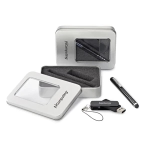 Tuti - Set Includes Black Capacitive Aluminum Mini Stylus And Usb Flash Drive