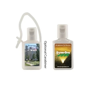 Hand Sanitizer Heros - 1/2 Oz. Flat Hand Sanitizer Bottle. Antibacterial, Anti-germ Hand Sanitizer 1/2 Oz