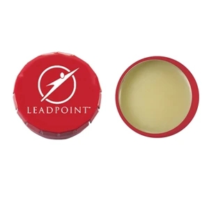 Lip Balm Flavor Mania - Lip Balm Snap Top Tin - Red. Snap Top Tin With Lip Balm/lip Gloss/lip Moisturizer