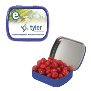 Mint Tin Maniacs - Cinnamon Red Hots - Candy Or Mint Tin Filled With Candy, Gum, Or Mints