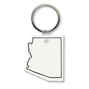 Sof-touch (tm) - Key Tag - Arizona - Spot Color. Flexible; 17 Colors; Spot Color Screen Print