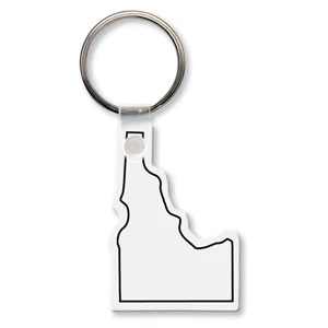 Sof-touch (tm) - Key Tag - Idaho - Spot Color. Flexible; 17 Product Colors; Spot Color Screen Print
