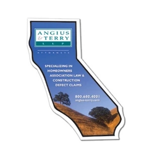 20 Mil - Magnet - California. Digital 4-color Process Print; Stock 20 Mil; 30 & 50 Mil