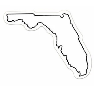 30 Mil - Magnet - Florida. Digital Four Color Process Print; Stock 20 Mil; 30 & 50 Mil