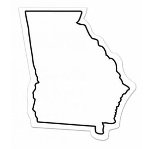 30 Mil - Magnet - Georgia. Digital Four Color Process Print; Stock 20 Mil; 30 & 50 Mil