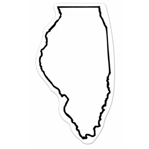30 Mil - Magnet - Illinois. Digital 4 Color Process Print; Stock 20 Mil; 30 & 50 Mil