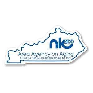 30 Mil - Magnet - Kentucky - Full Color. Digital 4-color Process Print; Stock 20 Mil